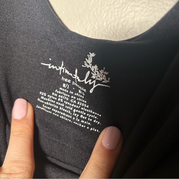 NWOT FREE PEOPLE Clean Lines Dipped-Neck Bodysuit  M/L - Picture 7 of 7